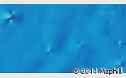 Physical 3D Map of the area around 1° 24' 2" S, 51° 4' 30" E