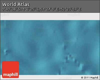 Satellite 3D Map of the Area around 1° 24' 2" S, 51° 55' 29" E