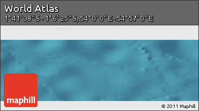 Satellite Panoramic Map of the Area around 1° 24' 2" S, 54° 28' 30" E