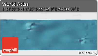 Satellite Panoramic Map of the Area around 1° 24' 2" S, 56° 10' 29" E