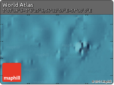 Satellite Map of the Area around 1° 24' 2" S, 57° 1' 29" E