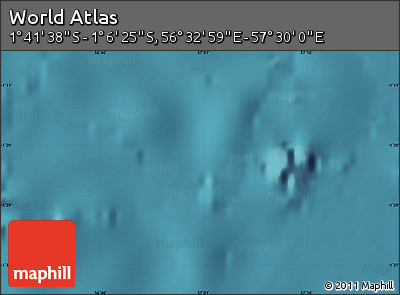 Satellite Map of the Area around 1° 24' 2" S, 57° 1' 29" E