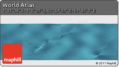 Satellite Panoramic Map of the Area around 1° 24' 2" S, 61° 16' 29" E