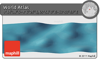 Satellite Panoramic Map of the Area around 1° 24' 2" S, 66° 22' 30" E