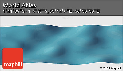 Satellite Panoramic Map of the Area around 1° 24' 2" S, 66° 22' 30" E