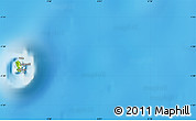Physical Map of the area around 1° 24' 2" S, 6° 1' 30" E