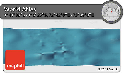 Satellite Panoramic Map of the Area around 1° 24' 2" S, 73° 10' 30" E