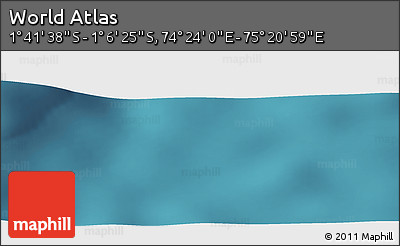 Satellite Panoramic Map of the Area around 1° 24' 2" S, 74° 52' 30" E