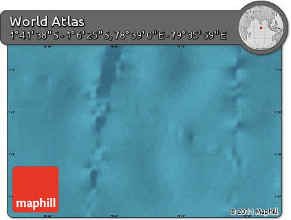 Satellite Map of the Area around 1° 24' 2" S, 79° 7' 30" E