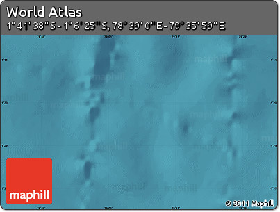 Satellite Map of the Area around 1° 24' 2" S, 79° 7' 30" E