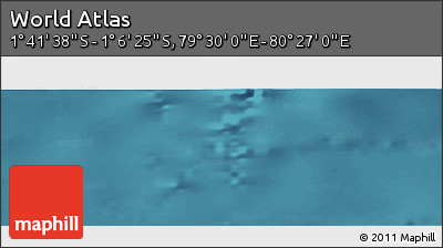 Satellite Panoramic Map of the Area around 1° 24' 2" S, 79° 58' 29" E