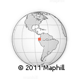 Outline Map of Guasmal, rectangular outline