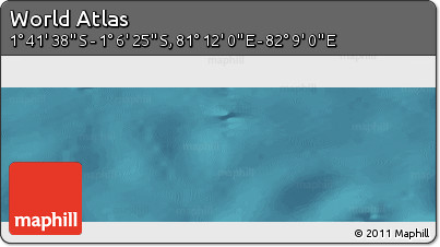Satellite Panoramic Map of the Area around 1° 24' 2" S, 81° 40' 30" E