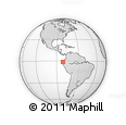 Outline Map of the Area around 1° 24' 2" S, 81° 31' 30" W, rectangular outline
