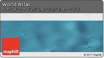 Satellite Panoramic Map of the Area around 1° 24' 2" S, 82° 31' 30" E
