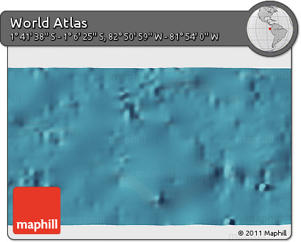 Satellite 3D Map of the Area around 1° 24' 2" S, 82° 22' 30" W