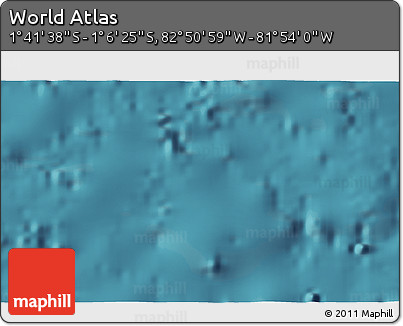 Satellite 3D Map of the Area around 1° 24' 2" S, 82° 22' 30" W
