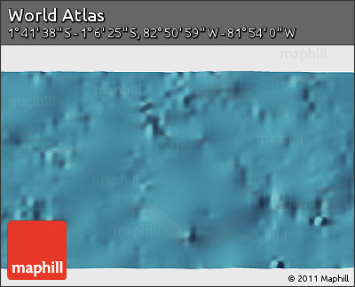 Satellite 3D Map of the Area around 1° 24' 2" S, 82° 22' 30" W