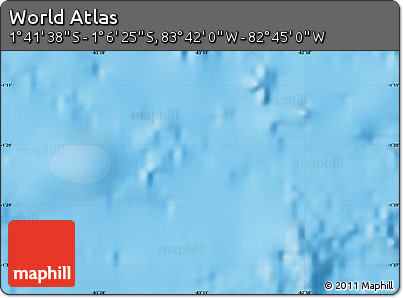 Political Map of the Area around 1° 24' 2" S, 83° 13' 29" W