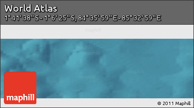 Satellite Panoramic Map of the Area around 1° 24' 2" S, 85° 4' 29" E