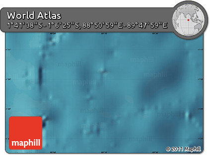 Satellite Map of the Area around 1° 24' 2" S, 89° 19' 29" E