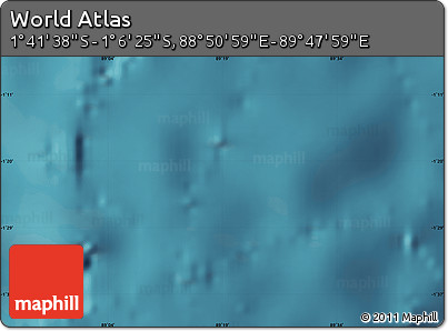 Satellite Map of the Area around 1° 24' 2" S, 89° 19' 29" E