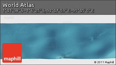 Satellite Panoramic Map of the Area around 1° 24' 2" S, 95° 16' 30" E