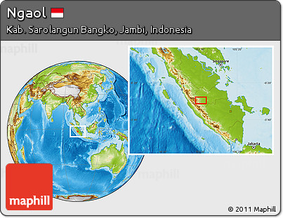 Physical Location Map of Ngaol