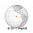 Outline Map of the Area around 1° 55' 32" S, 105° 19' 29" W, rectangular outline