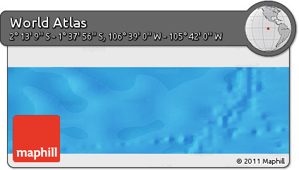 Political Panoramic Map of the Area around 1° 55' 32" S, 106° 10' 30" W