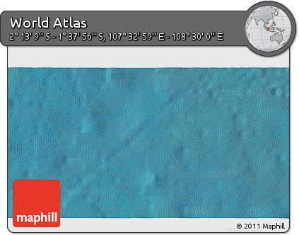 Satellite 3D Map of the Area around 1° 55' 32" S, 108° 1' 30" E