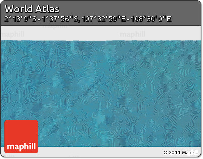 Satellite 3D Map of the Area around 1° 55' 32" S, 108° 1' 30" E