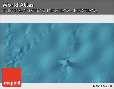 Satellite 3D Map of the Area around 1° 55' 32" S, 109° 34' 29" W