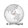 Outline Map of Petakputih, rectangular outline