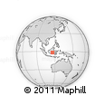 Outline Map of the Area around 1° 55' 32" S, 115° 40' 30" E, rectangular outline