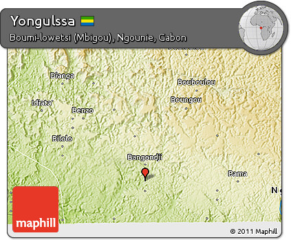 Physical 3D Map of Yongulssa