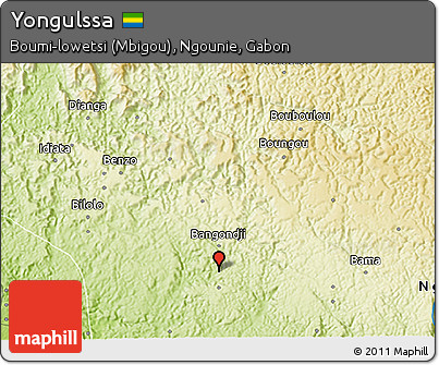 Physical 3D Map of Yongulssa