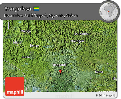 Satellite 3D Map of Yongulssa