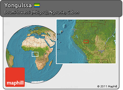 Satellite Location Map of Yongulssa
