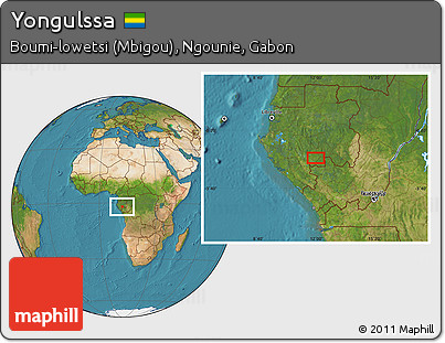 Satellite Location Map of Yongulssa