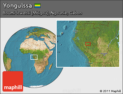 Satellite Location Map of Yongulssa