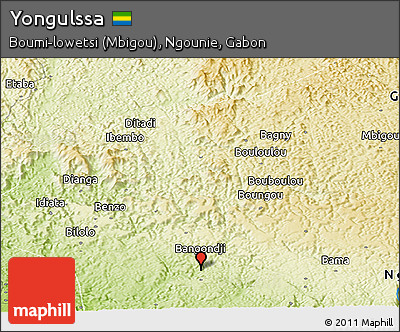 Physical Panoramic Map of Yongulssa