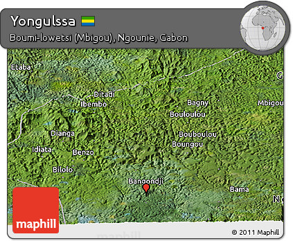 Satellite Panoramic Map of Yongulssa