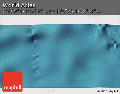 Satellite 3D Map of the Area around 1° 55' 32" S, 11° 49' 29" W