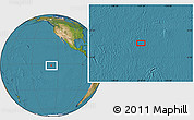 Satellite Location Map of the area around 1° 55' 32" S, 127° 25' 30" W