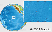 Physical Location Map of the area around 1° 55' 32" S, 129° 58' 29" W