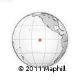 Outline Map of the Area around 1° 55' 32" S, 131° 40' 30" W, rectangular outline