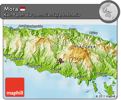 Physical 3D Map of Mora