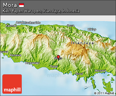 Physical 3D Map of Mora