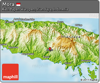 Physical 3D Map of Mora